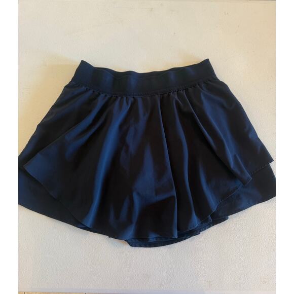042 90 Degree by Reflex Active Navy Skort Sz L Built in Shorts Women's - Picture 1 of 6